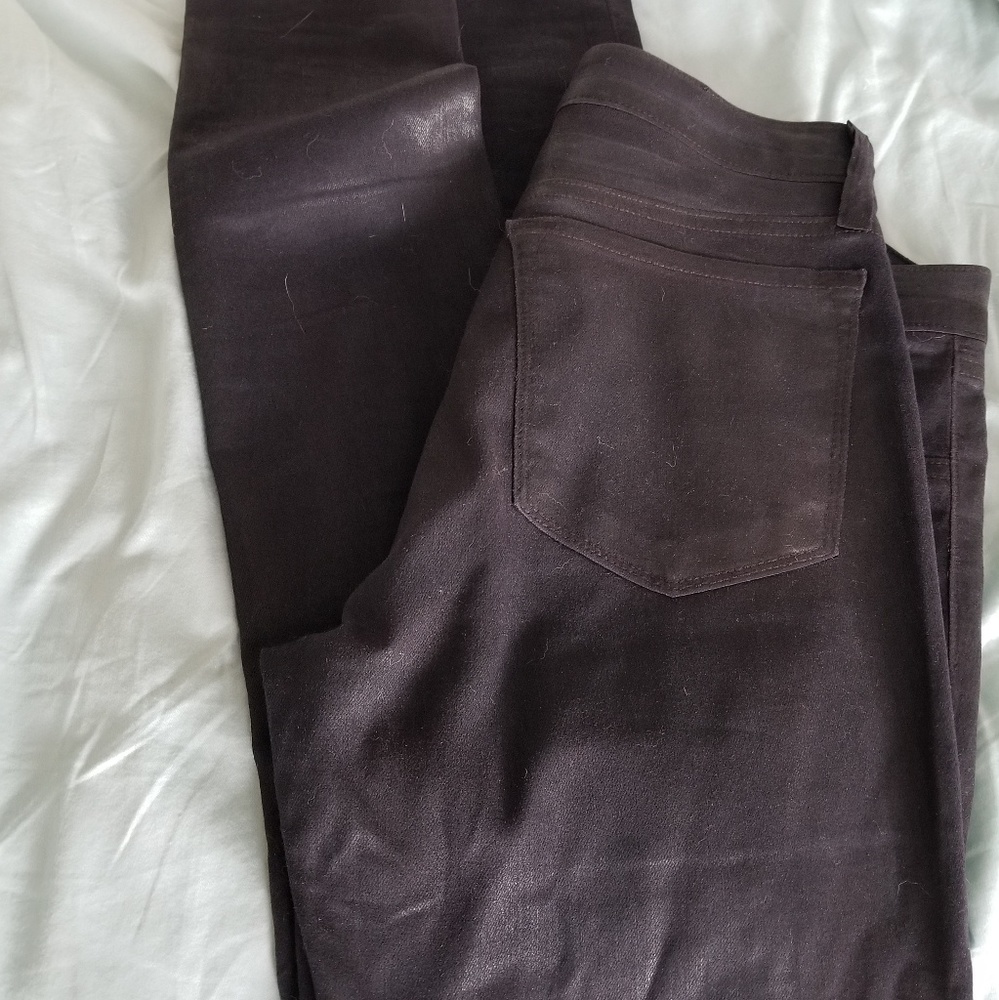 J Brand Waxed Jeans